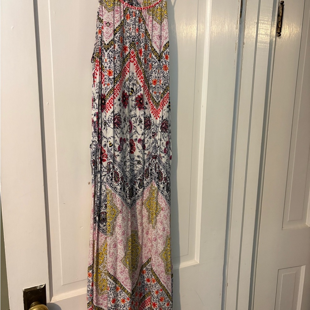 LOFT Multicolor Patterned Dress